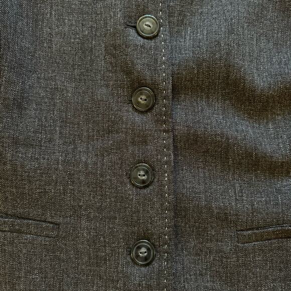 Coldwater Creek gray four button jacket size 10
 b32 - Picture 3 of 5